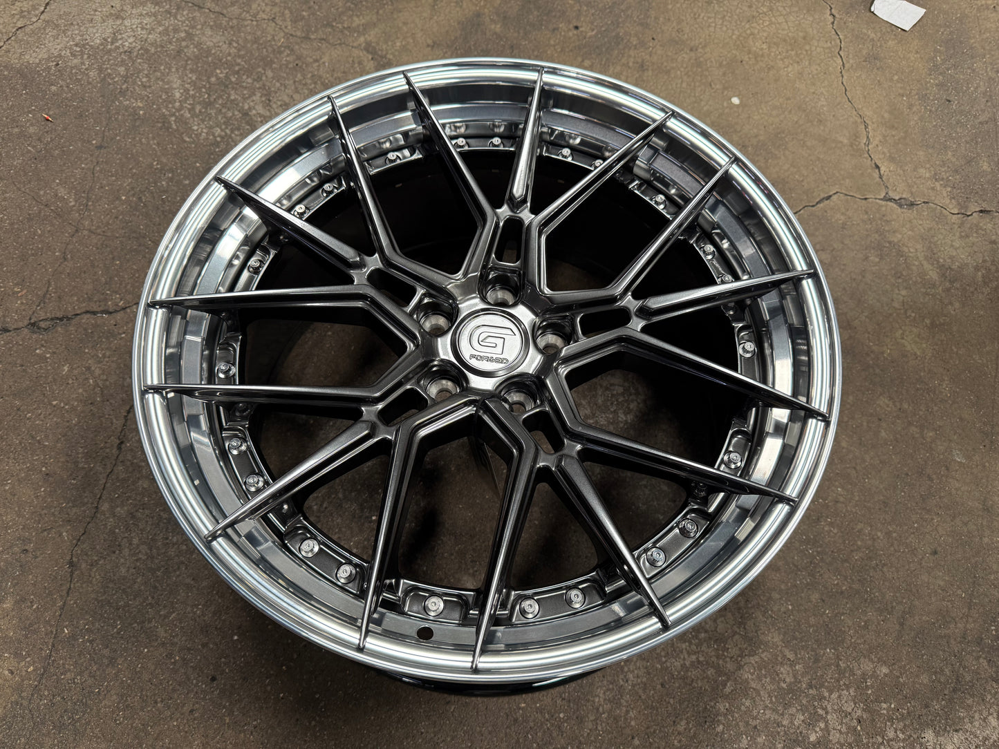 New 20x8.5 ET30 20x10 ET40 G Forged GF07 (4 wheel) 5x112 Hyper Dark