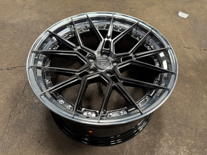 New 20x8.5 ET30 20x10 ET40 G Forged GF07 (4 wheel) 5x112 Hyper Dark