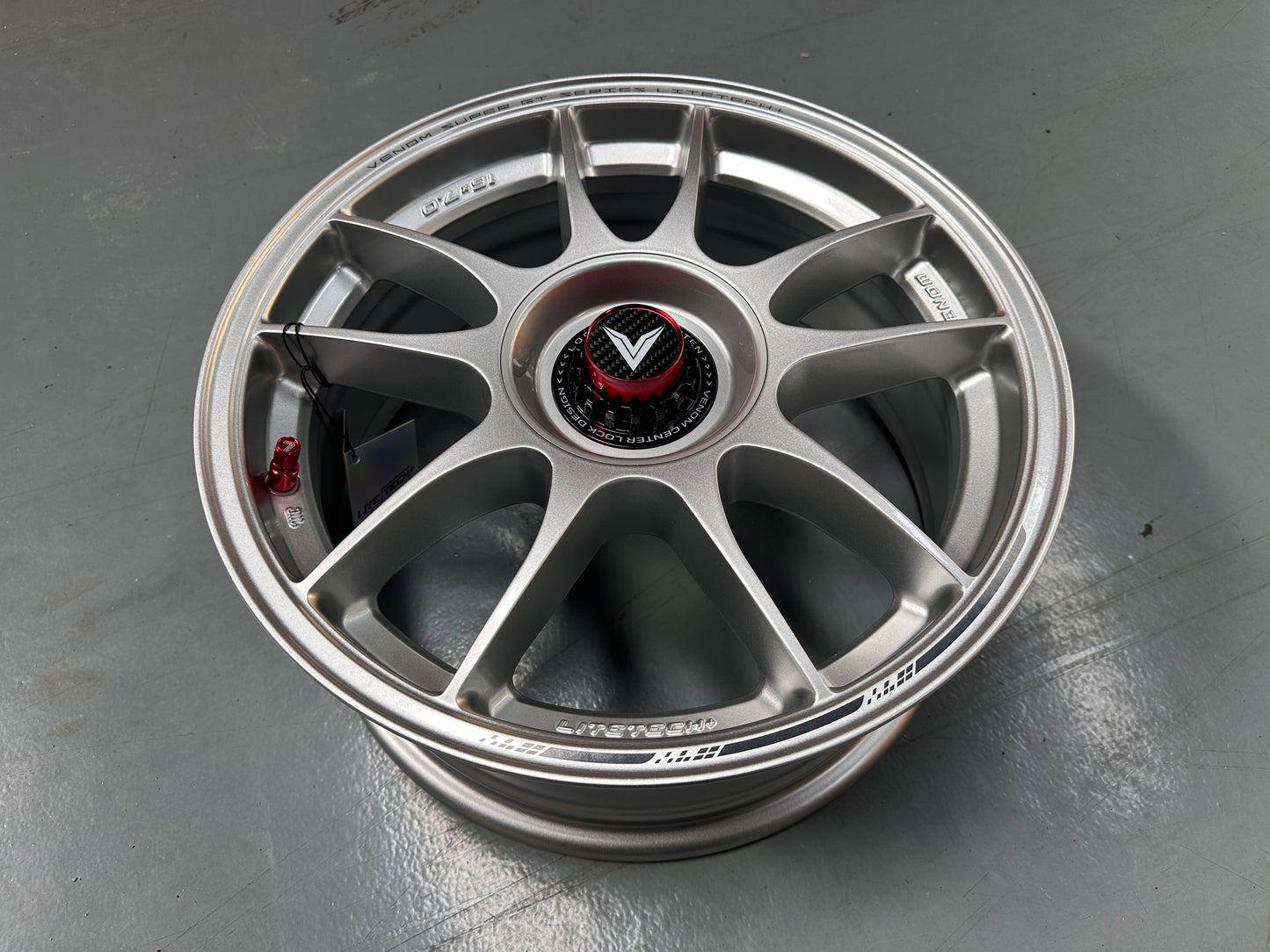 New 16x7 ET35 Lenso VNK Rim (4 wheel) Silver 5x100