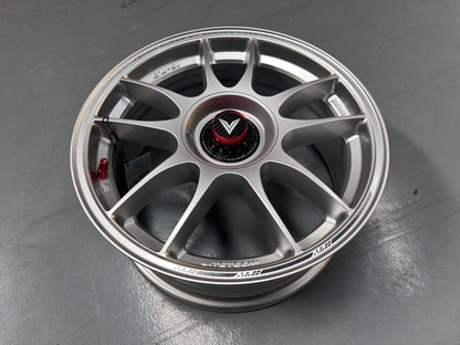 New 16x7 ET35 Lenso VNK Rim (4 wheel) Silver 5x100