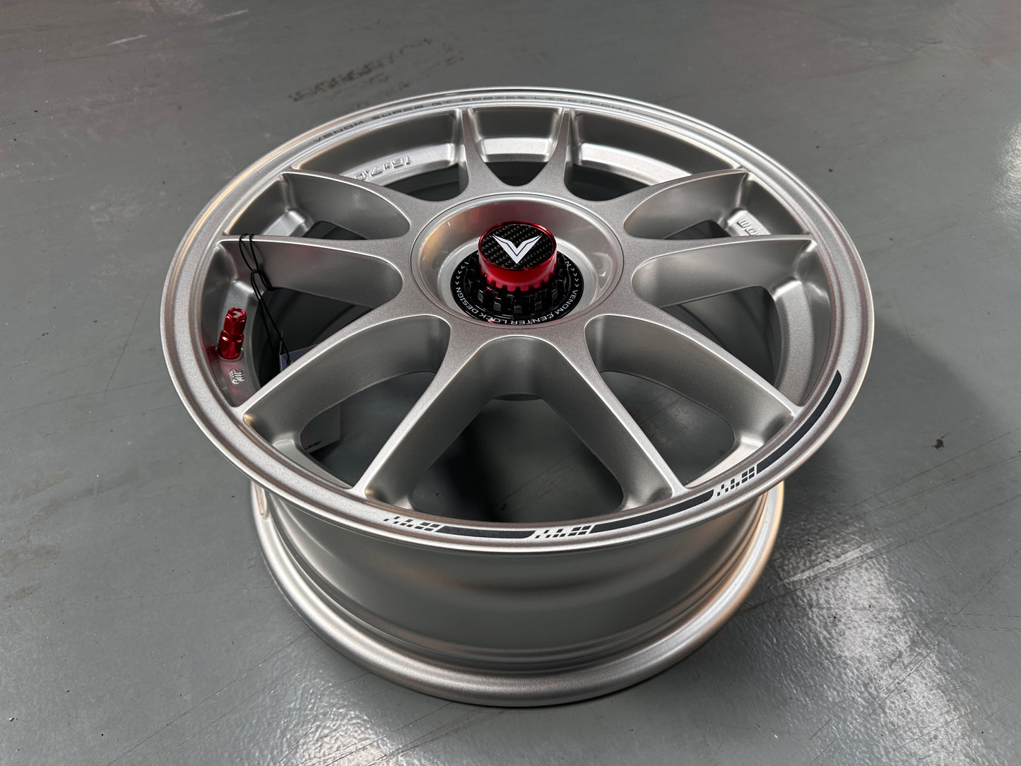 New 16x7 ET35 Lenso VNK Rim (4 wheel) Silver 5x100
