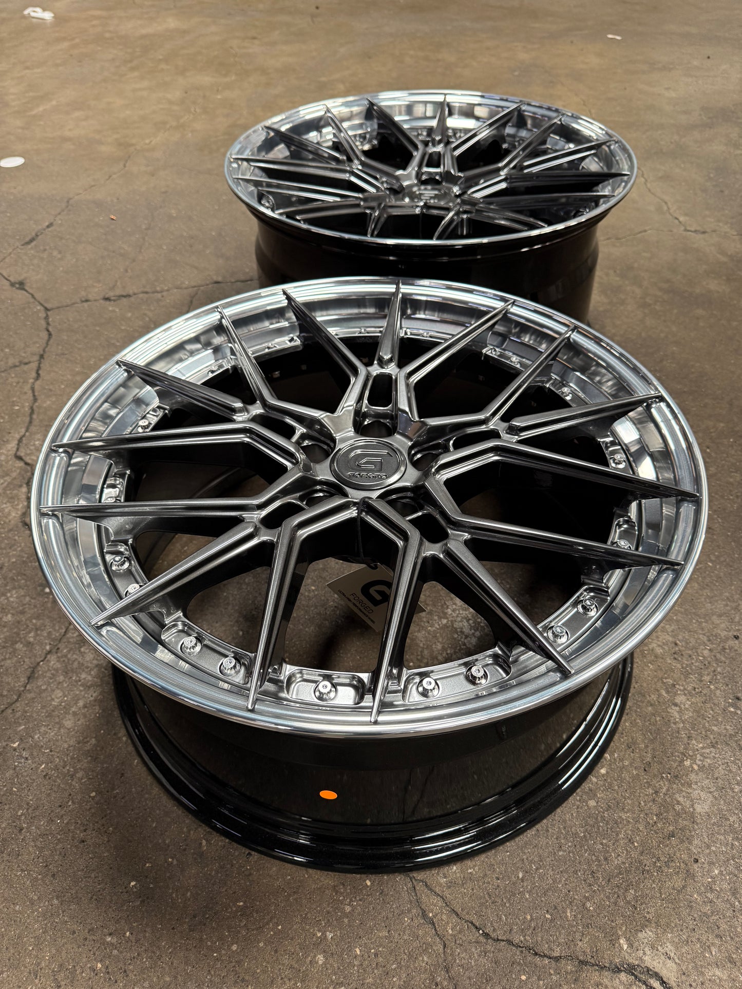New 20x8.5 ET30 20x10 ET40 G Forged GF07 (4 wheel) 5x112 Hyper Dark