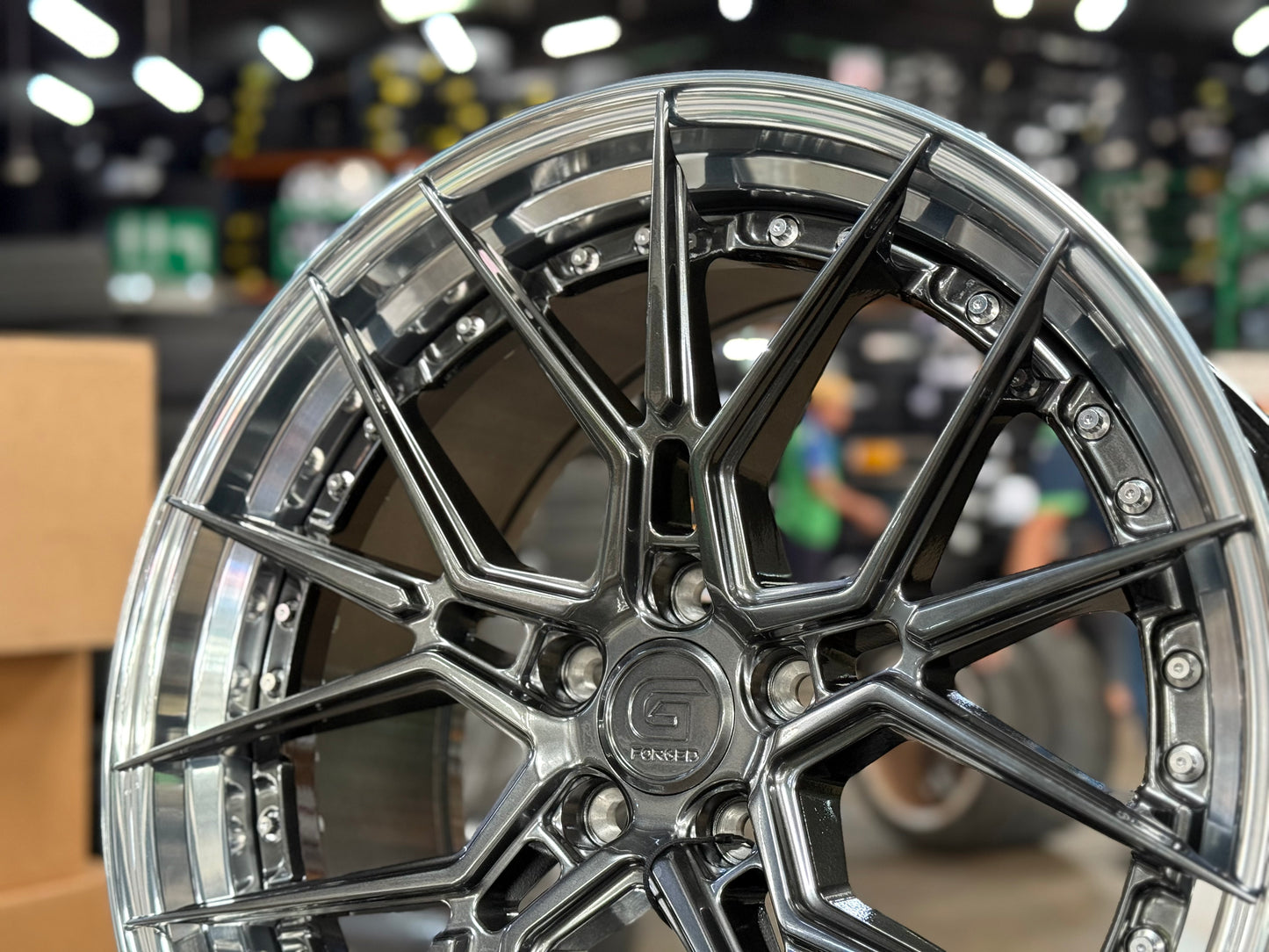 New 20x8.5 ET30 20x10 ET40 G Forged GF07 (4 wheel) 5x112 Hyper Dark