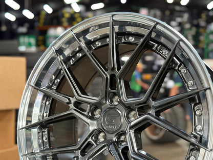 New 20x8.5 ET30 20x10 ET40 G Forged GF07 (4 wheel) 5x112 Hyper Dark
