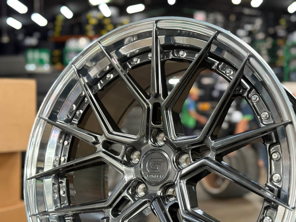 New 20x8.5 ET30 20x10 ET40 G Forged GF07 (4 wheel) 5x112 Hyper Dark