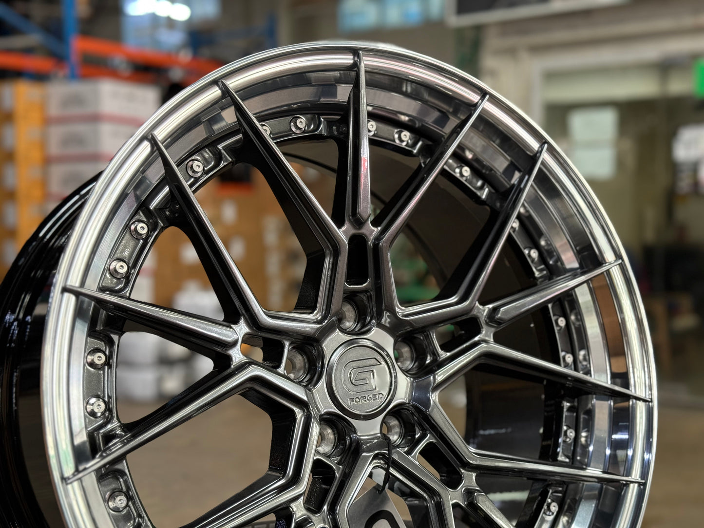 New 20x8.5 ET30 20x10 ET40 G Forged GF07 (4 wheel) 5x112 Hyper Dark