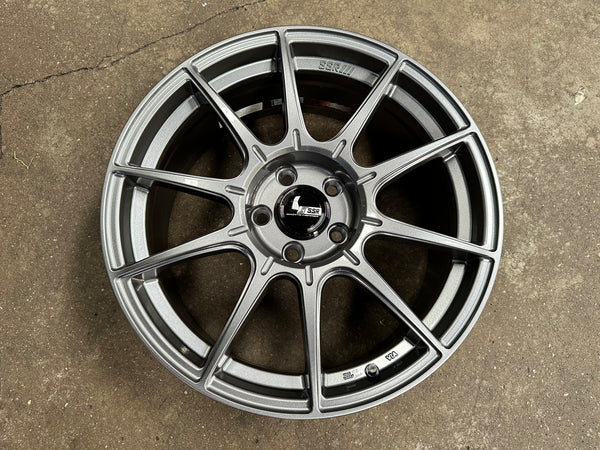 New 18 SSR GTX01 Japan Rim (4 wheel) Dark Silver 5x112