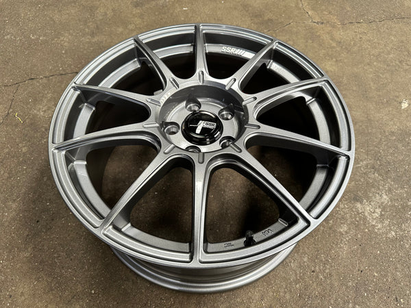 New 18 SSR GTX01 Japan Rim (4 wheel) Dark Silver 5x112