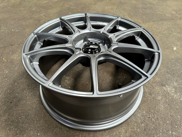 New 18 SSR GTX01 Japan Rim (4 wheel) Dark Silver 5x112