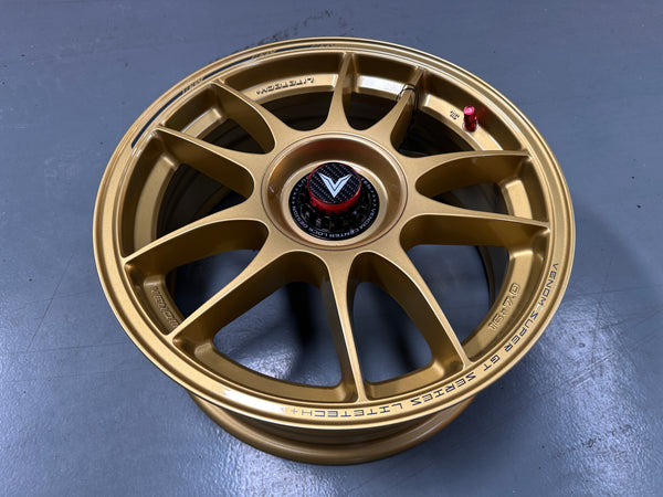 New 16x7 ET35 Lenso VNK Rim (4 wheel) Gold 4x114.3