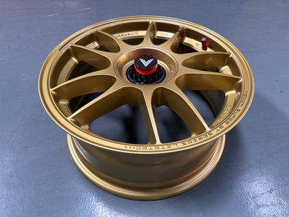 New 16x7 ET35 Lenso VNK Rim (4 wheel) Gold 4x100