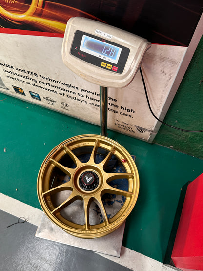 New 16x7 ET35 Lenso VNK Rim (4 wheel) Gold 4x100
