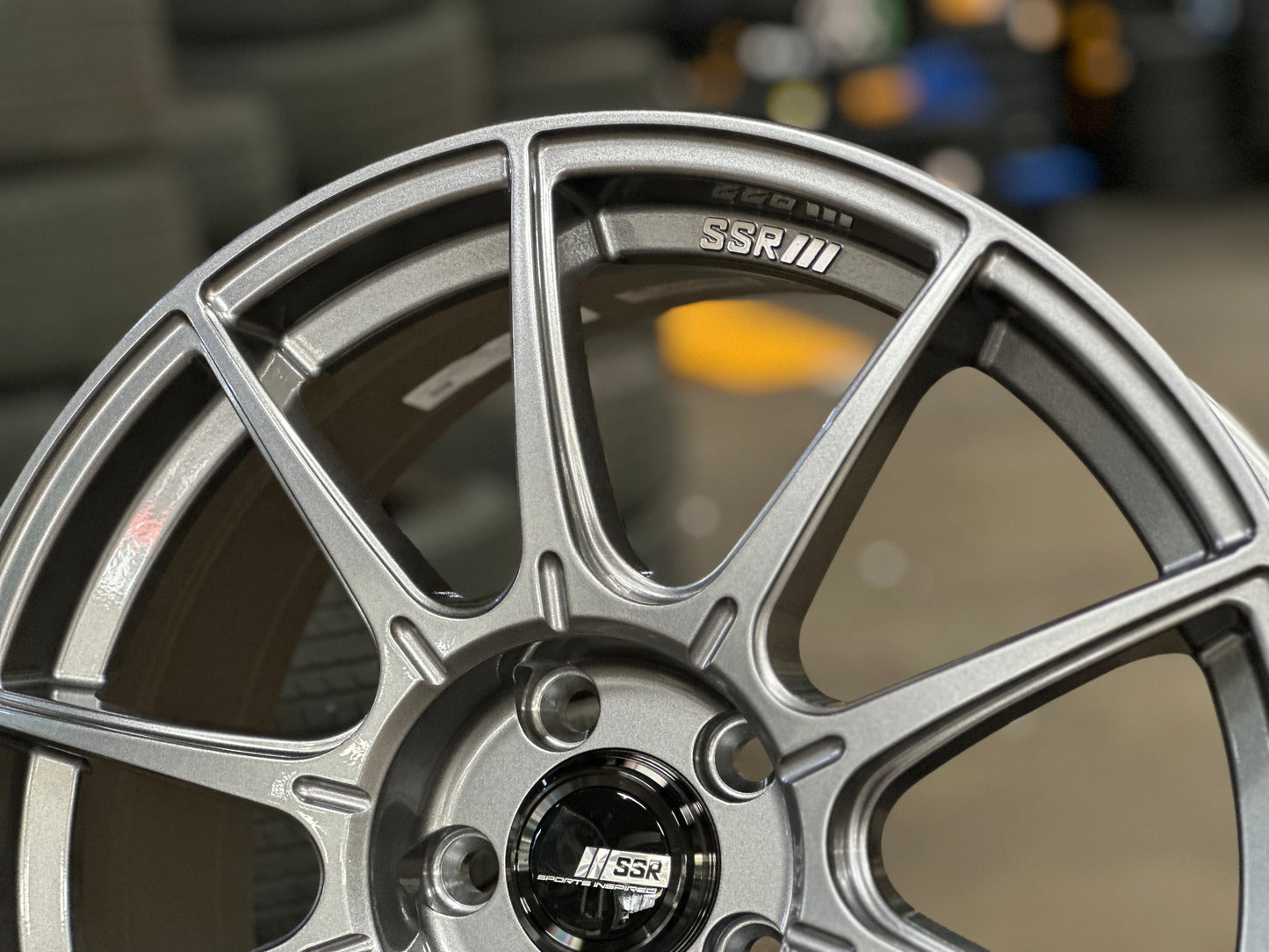 New 18 SSR GTX01 Japan Rim (4 wheel) Dark Silver 5x112