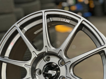 New 18 SSR GTX01 Japan Rim (4 wheel) Dark Silver 5x112