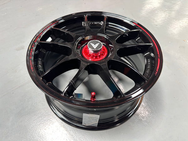 New 16x7 ET35 Lenso VNK Rim (4 wheel) Gloss Black 5x114.3