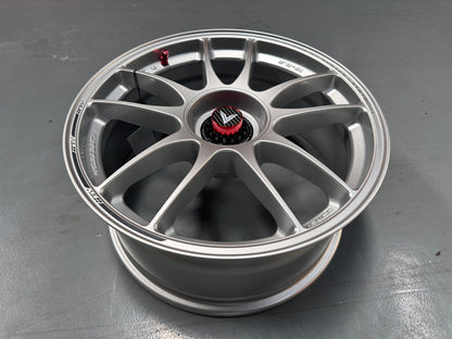 NEW 18x8.5 ET35 Lenso VNK (4 wheel) 5X114.3 Silver