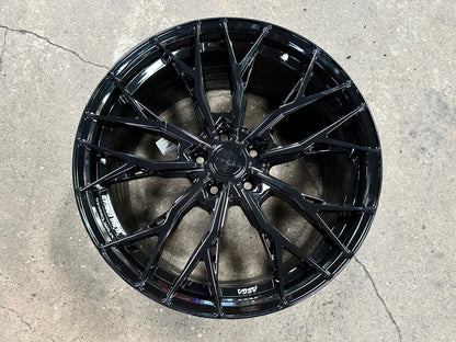 New 19x8.5 ET30 19x9.5 ET37 Asga ARF10 (4 wheels) Black 5x114.3