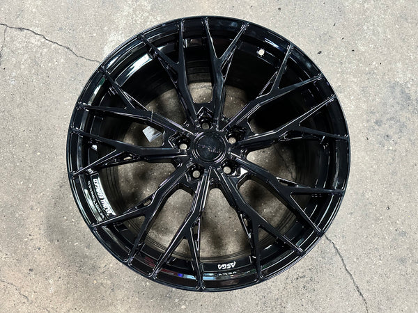 New 19x8.5 ET30 19x9.5 ET37 Asga ARF10 (4 wheels) Black 5x112