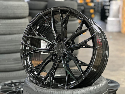 New 19x8.5 ET30 19x9.5 ET37 Asga ARF10 (4 wheels) Black 5x114.3