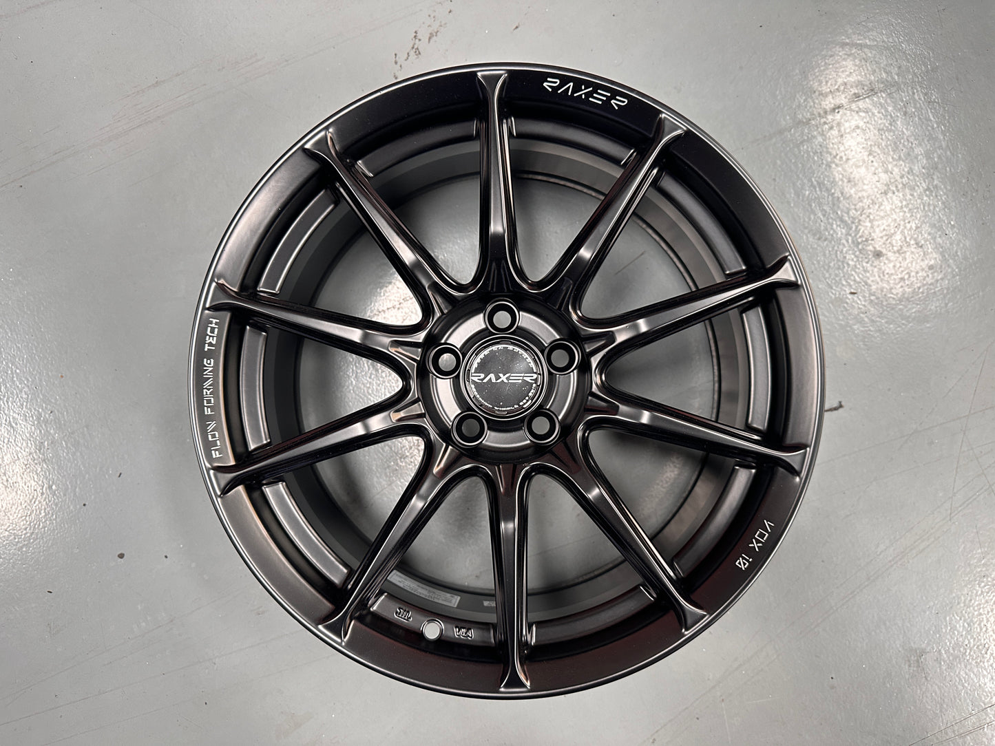 NEW 17X7.5 ET40 Raxer VOX10 (4 wheel) 5X100 Matte Black