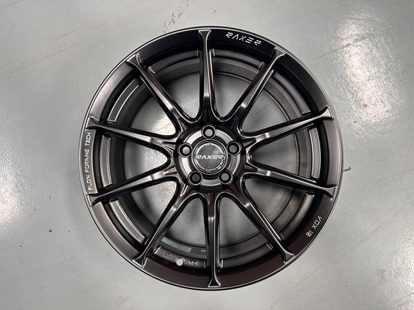 NEW 17X7.5 ET40 Raxer VOX10 (4 wheel) 5X100 Matte Black