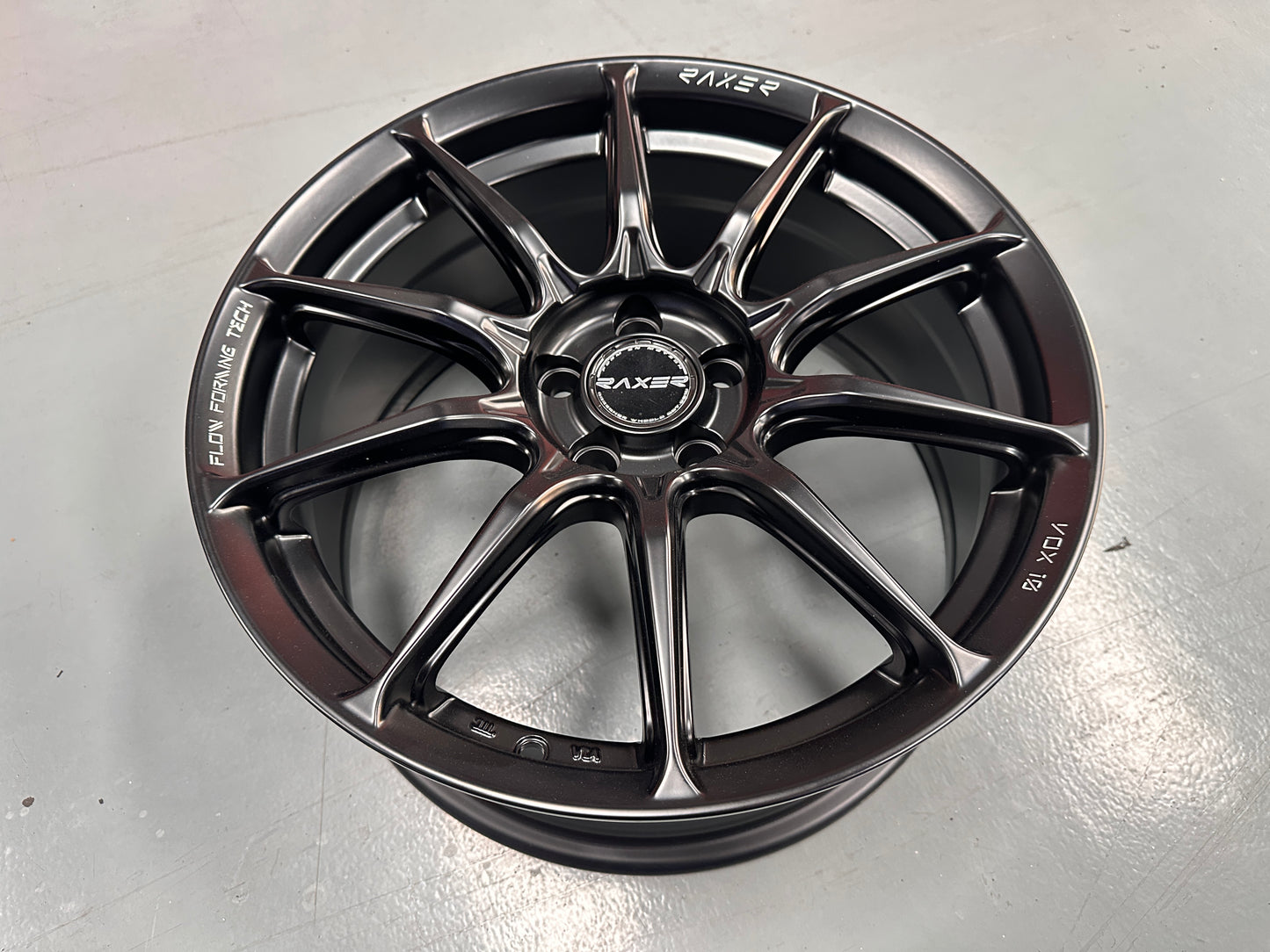 NEW 17X7.5 ET40 Raxer VOX10 (4 wheel) 5X100 Matte Black