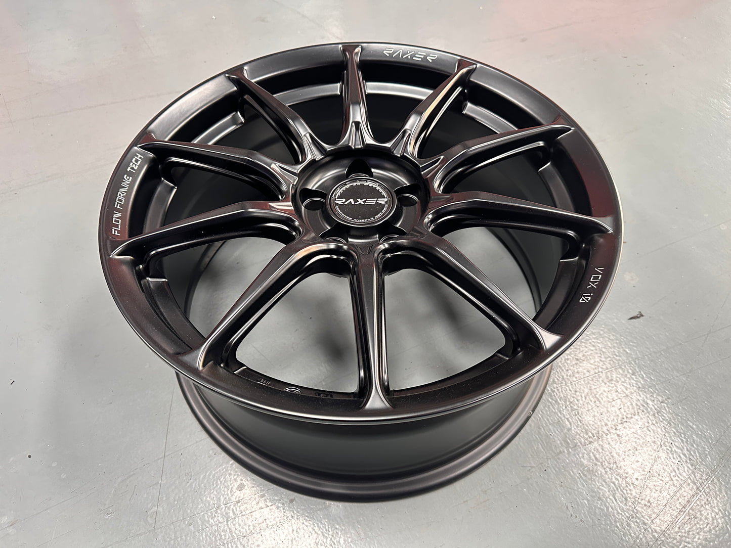NEW 17X7.5 ET40 Raxer VOX10 (4 wheel) 5X100 Matte Black