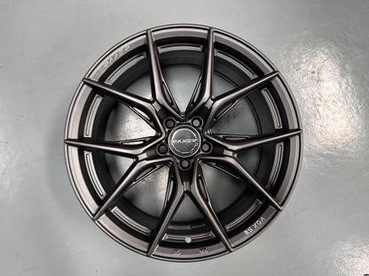 NEW 17X7.5 ET40 Raxer VOX50 (4 wheel) 5X100 Dark Graphite