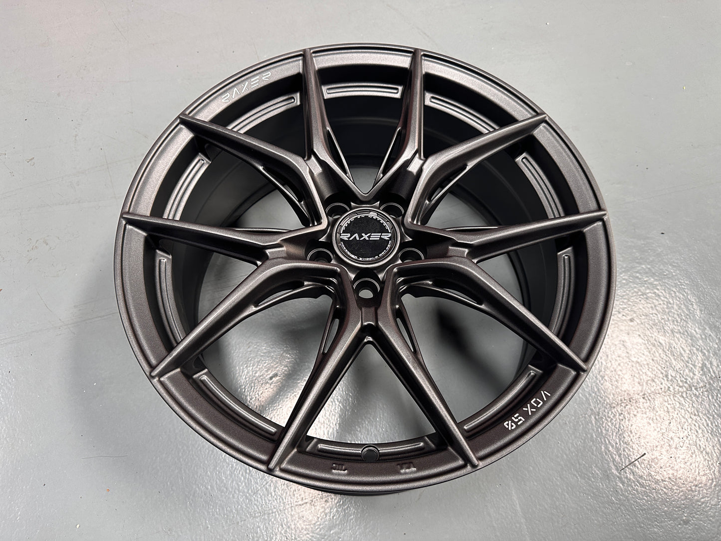NEW 17X7.5 ET40 Raxer VOX50 (4 wheel) 5X100 Dark Graphite