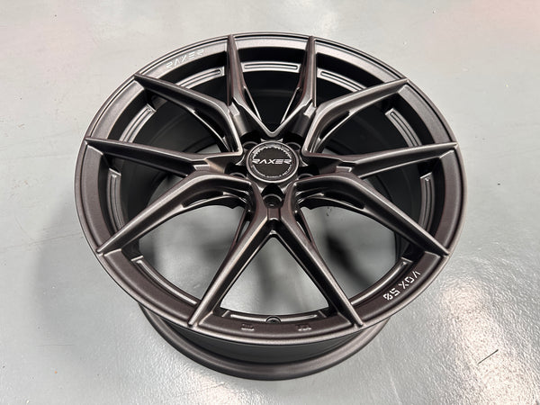 NEW 17X7.5 ET40 Raxer VOX50 (4 wheel) 5X100 Dark Graphite
