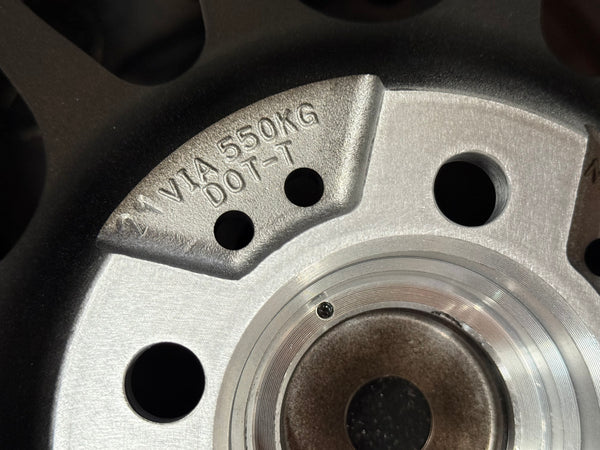 New 16X7.5 ET38 Konig Hypergram Rim (4 wheel) Gloss Black Polished Lip 4X100