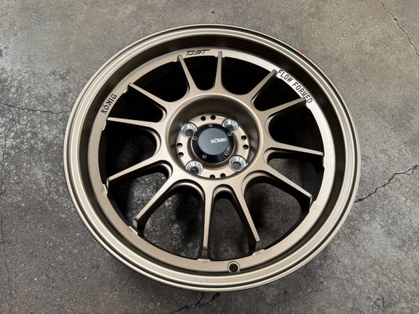 New 16X7.5 ET38 Konig Hypergram Rim (4 wheel) Bronze 4X100