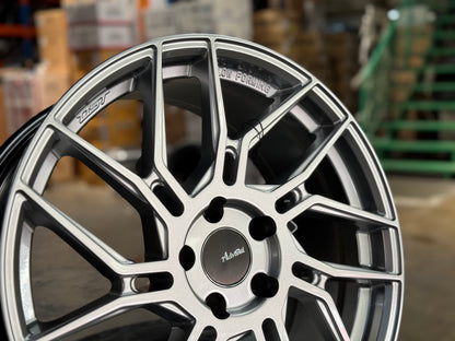 New 19x8.5 ET35 Advanti N649D Rim (4 wheel) Silver 5x114.3