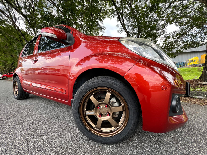 New 15X6.5 ET40 AOW Flow Formed TE37 Rim (4 wheel) Matt Bronze 4X100