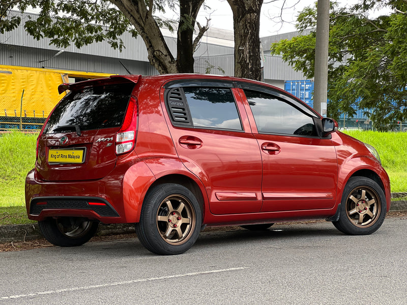 New 15X6.5 ET40 AOW Flow Formed TE37 Rim (4 wheel) Matt Bronze 4X100