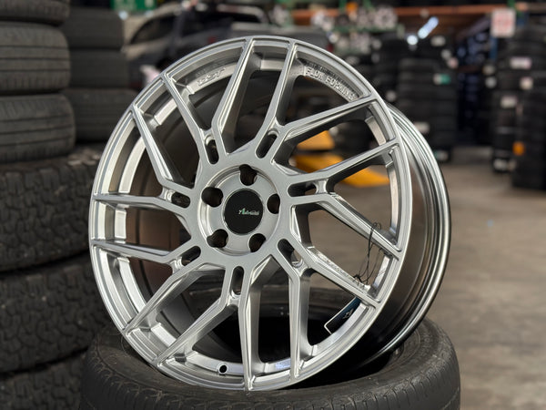 New 19x8.5 ET35 Advanti N649D Rim (4 wheel) Silver 5x108