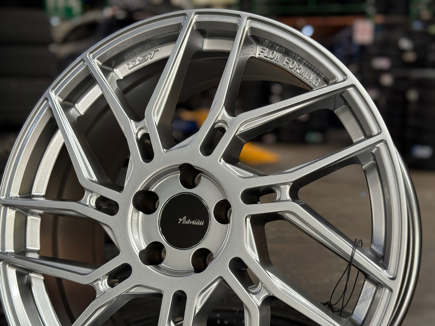 New 19x8.5 ET35 Advanti N649D Rim (4 wheel) Silver 5x108