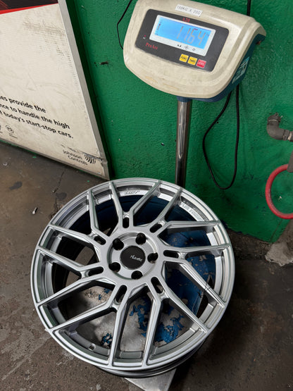 New 19x8.5 ET35 Advanti N649D Rim (4 wheel) Silver 5x108