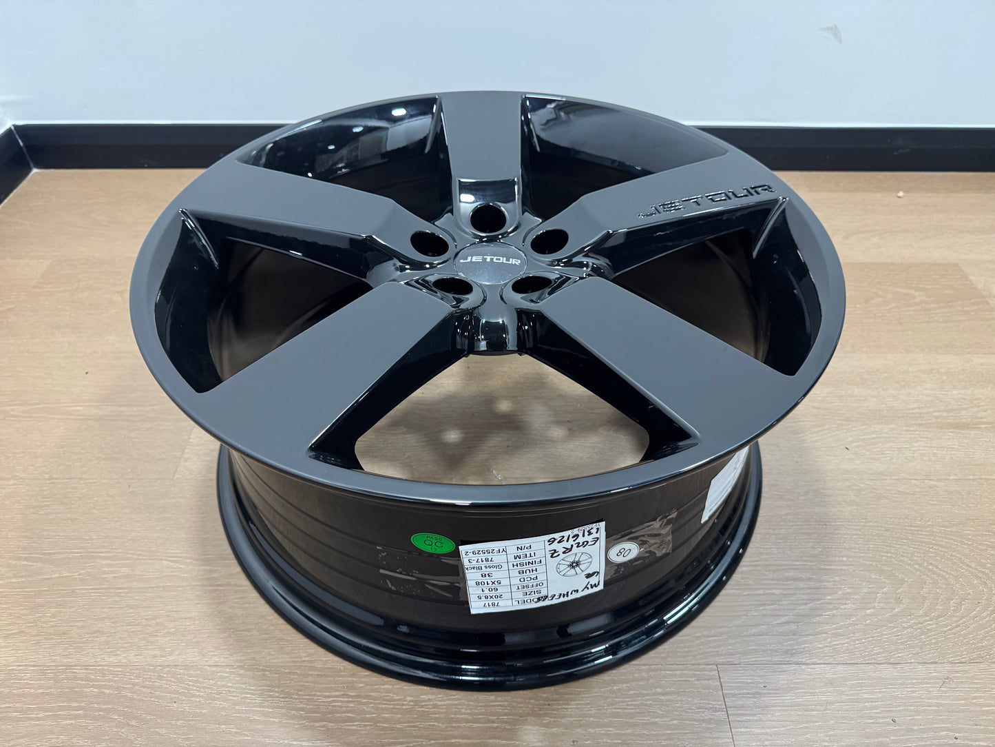 New 20x8.5 ET38 Jetour T2 Defender Design (4 wheel) 5x108 Black