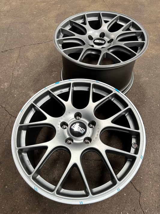 New 20x9 ET49 20x11.5 ET47 BBS CHR Rim Porsche Design (4 wheel) 5x130 Grey