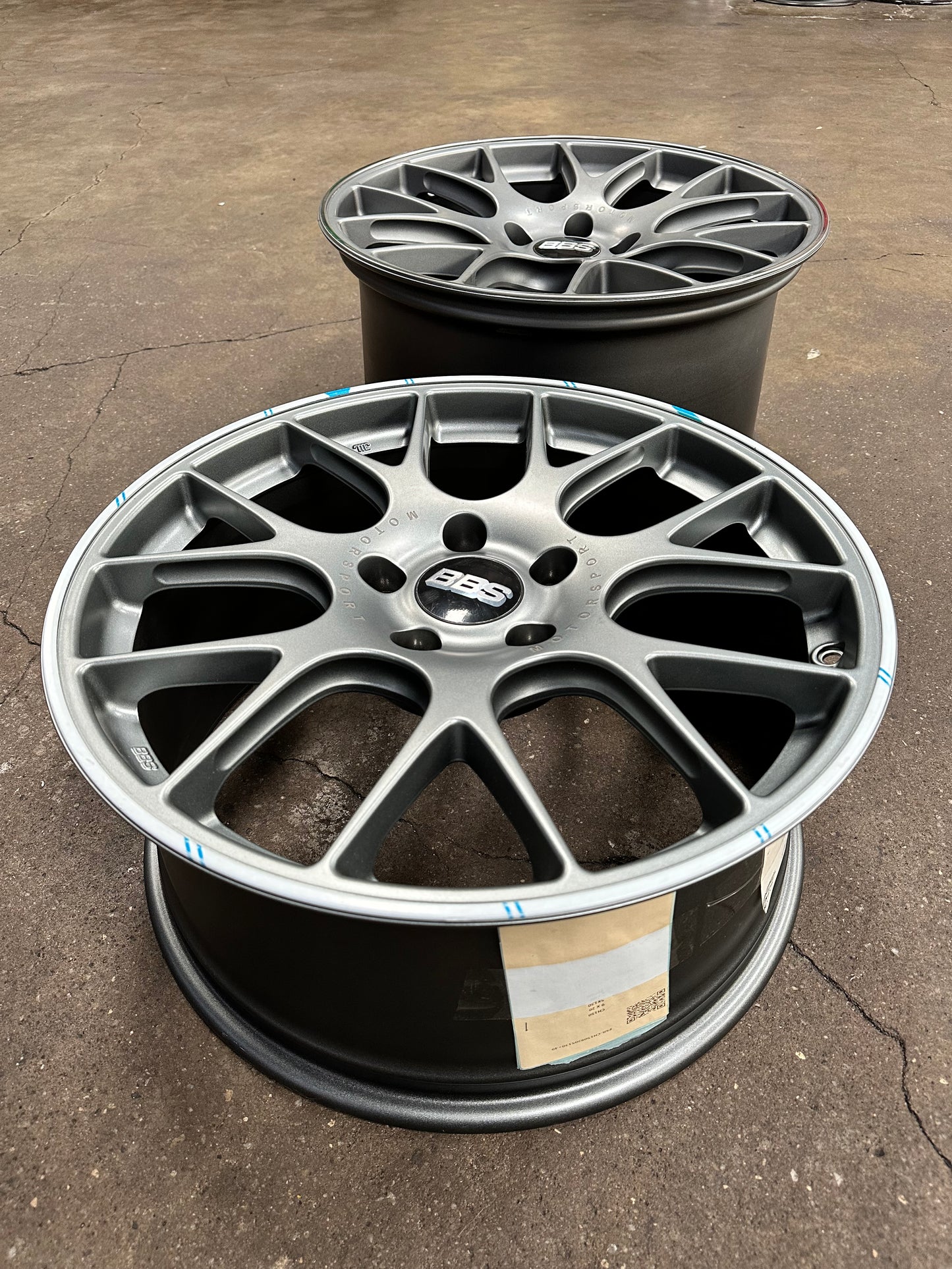 New 20x9 ET49 20x11.5 ET47 BBS CHR Rim Porsche Design (4 wheel) 5x130 Grey