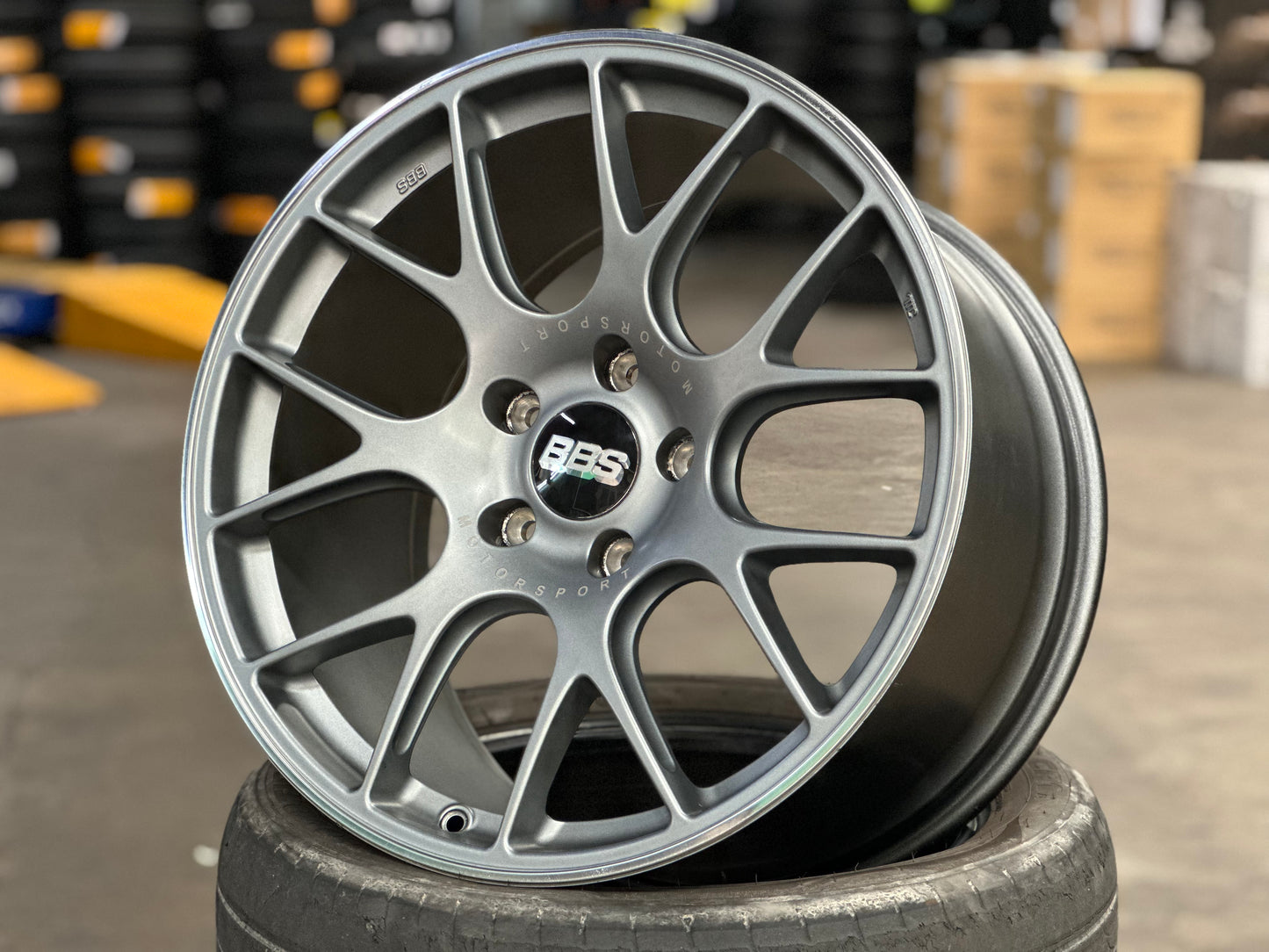 New 20x9 ET49 20x11.5 ET47 BBS CHR Rim Porsche Design (4 wheel) 5x130 Grey