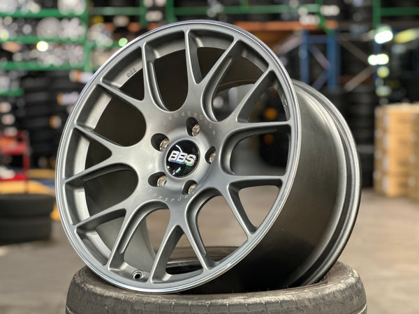 New 20x9 ET49 20x11.5 ET47 BBS CHR Rim Porsche Design (4 wheel) 5x130 Grey
