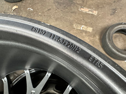 New 20x9 ET49 20x11.5 ET47 BBS CHR Rim Porsche Design (4 wheel) 5x130 Grey