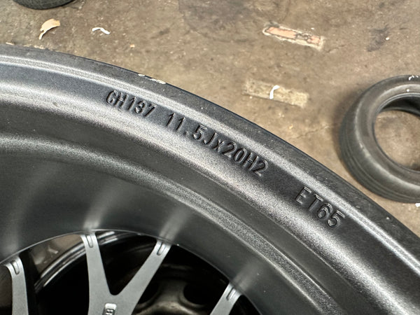 New 20x9 ET49 20x11.5 ET47 BBS CHR Rim Porsche Design (4 wheel) 5x130 Grey