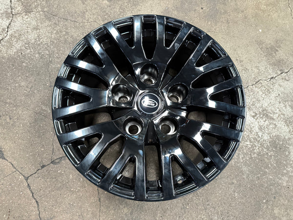 New 18X9 ET0 Land Rover Defender Kahn Design Rim (5 wheel) Gloss Black 5X165