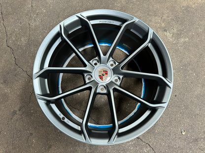 New 20x8.5 ET48 20x10.5 ET43 Overdrive Forged GT4 Porsche (4 wheel) 5x130 Matte Gunmetal