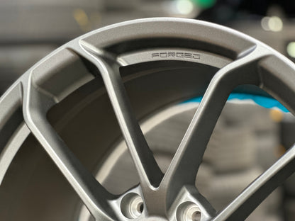 New 20x8.5 ET48 20x10.5 ET43 Overdrive Forged GT4 Porsche (4 wheel) 5x130 Matte Gunmetal