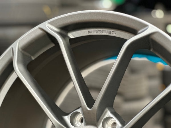 New 20x8.5 ET48 20x10.5 ET43 Overdrive Forged GT4 Porsche (4 wheel) 5x130 Matte Gunmetal