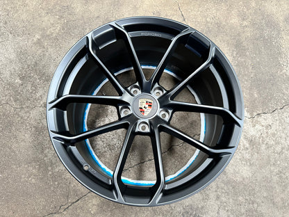 New 20x8.5 ET48 20x10.5 ET43 Overdrive Forged GT4 Porsche (4 wheel) 5x130 Matte Black